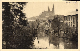 Delcampe - CPA Chartres Eure Et Loir L'Eure Et La Cathedrale - Chartres