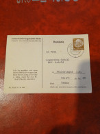 Delcampe - Lettre 1941 THANN POUR FELLERING TIMBTR HINDENBOURG ENTET LANDEVERSICHERUNGSANSTALD BADEN - Covers & Documents
