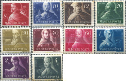 Delcampe - 324320 MNH HUNGRIA 1947 PERSONAJES - Ungebraucht