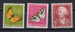 Delcampe - (alm 1/7) SUISSE  1957 X MH PRO-JUVENTUTE - Nuevos