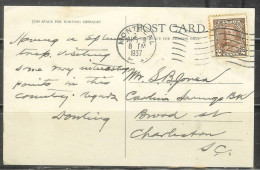 Delcampe - 1937 2 Cents George VI On Picture Postcard Montreal (Aug 9) To SC USA - Lettres & Documents