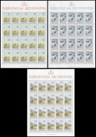 Delcampe - Liechtenstein Scott 849-851 Mint Never Hinged. - Neufs