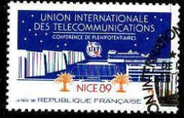 Delcampe - France Poste Obl Yv:2589 Mi:2719 UIT (TB Cachet Rond) - Télécom