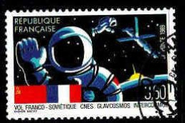 Delcampe - France Poste Obl Yv:2571 Mi:2707 Vol Franco-Soviétique (TB Cachet Rond) - Europe
