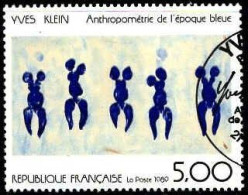 Delcampe - France Poste Obl Yv:2561 Mi:2697 Yves Klein Anthropométrie (TB Cachet Rond) - Other & Unclassified