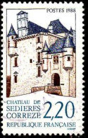Delcampe - France Poste Obl Yv:2546 Mi:2682 Chateau De Sedieres Correze (Beau Cachet Rond) - Châteaux