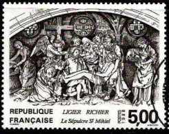 Delcampe - France Poste Obl Yv:2553 Mi:2689 Ligier Richier Le Sépulcre St Mihiel (Beau Cachet Rond) - Skulpturen