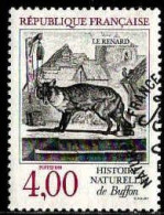 Delcampe - France Poste Obl Yv:2541 Mi:2678 Histoire Naturelle De Buffon Le Renard (TB Cachet Rond) - Andere & Zonder Classificatie