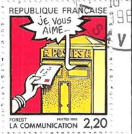 Delcampe - France Poste Obl Yv:2510 Mi:2645 La Communication Forest (Beau Cachet Rond) - Post