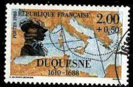 Delcampe - France Poste Obl Yv:2517/2522 Navigateurs De Duquesne à Dumont D’Urville (TB Cachet Rond) - Explorateurs