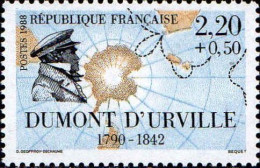 Delcampe - France Poste N** Yv:2522 Mi:2660A Jules Dumont D’Urville Amiral - Explorateurs