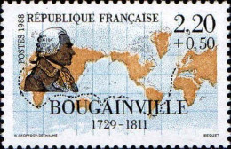 Delcampe - France Poste N** Yv:2521 Mi:2659A Louis Antoine De Bougainville Marin - Explorateurs