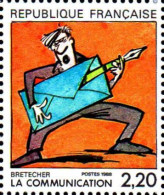Delcampe - France Poste N** Yv:2509 Mi:2644 La Communication Bretecher - Comics