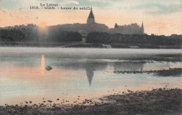 Delcampe - 45 GIEN LEVER DU SOLEIL SUR LE LOIRET - Gien