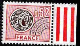 Delcampe - France Préo N* Yv:139 Mi:1972 Monnaie Gauloise Bord De Feuille (avec Charnière) - 1964-1988