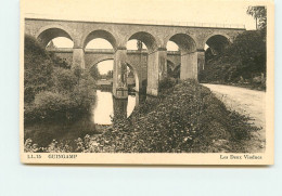 Delcampe - GUINGAMP  Les Deux Viaducs  UU1527 - Guingamp