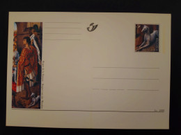 Delcampe - Belgique 1999 Entier Postal Rogier Van Der Weyden Belgium Postal Stationery Belgien Ganzsache - Hunde