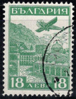 Delcampe - Bulgarie 1932 Mi. 249 Oblitéré 100% Poste Aérienne 18 L, AVION - Luftpost