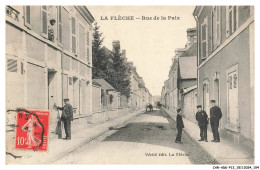 Delcampe - CAR-ADKP12-0911-72 - LA FLECHE - Rue De La Paix - La Fleche