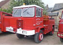 Delcampe - Classic Fire Engines - Sapeurs-Pompiers-Berliet-Incendie GBK 18 Camion Citerne Feux De Foret  Au Moulins-Engilbert - CPM - Transporter & LKW