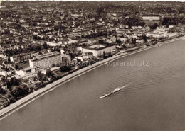 Delcampe - BONN Rhein Rheinfront Mit Bundeshaus Fliegeraufnahme - Bonn