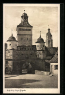 Delcampe - AK Weissenburg I. Bayern, Strassenpartie Mit Ellingertor - Weissenburg