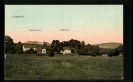 Delcampe - AK Metzdorf, Blick Auf Augustusburg Und Waldpark - Augustusburg