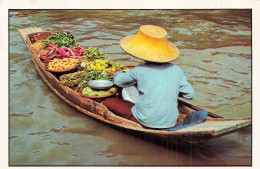 Delcampe - THAILANDE BANGKOK MARCHE FLOTTANT - Tailandia