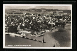 Delcampe - AK Konstanz A. B., Ortsansicht Vom Flugzeug Aus - Konstanz