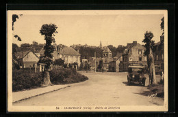 Delcampe - CPA Domfront, Entrée De Domfront - Domfront