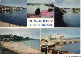 Delcampe - AW-BFP2-1011-29 - DOUARNENEZ-TREBOUL - Le Port Et Les Plages - Douarnenez