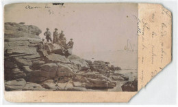 Delcampe - 29 PENMARCH  #FG51995 SUR LES ROCHERS CARTE PHOTO - Penmarch