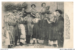 Delcampe - ASGP17-1091-FOLKLORE - LES CHANSONS DE JEAN RAMEAU ILLUSTREES - 23 - LA BRANLE - Musik