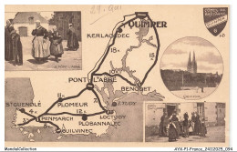 Delcampe - AYXP1-0048-29 - QUIMPER - Une Carte Générale - Vue Générale - Quimper