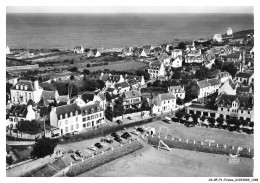 Delcampe - CS-BFP1-0665-29 - En Avion Au-dessus De LOCQUIREC - Le Port Et Vue Panoramique De Pors-ar-villiec - Locquirec