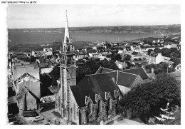 Delcampe - CQ-BFP1-1006-29 - LE CONQUET - En Avion Au-dessus - L'église édifiée En 1856 - Le Conquet