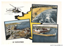 Delcampe - CQ-BFP1-1058-29 - GUILVINEC - Vue Aérienne - Divers Aspects - Guilvinec