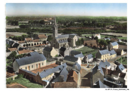 Delcampe - CU-BFP1-0375-29 - PLOBANNALEC - En Avion Au-dessus - L'église Et Vue Panoramique - Plobannalec-Lesconil