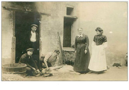 Delcampe - 95.ARGENTEUIL.n°161.CP PHOTO.MORT DU COCHON - Argenteuil