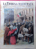 Delcampe - La Tribuna Illustrata 9 Agosto 1914 WW1 Guerra Austria E Serbia Ceri Di Gubbio - Otros & Sin Clasificación