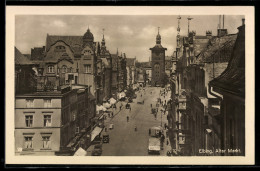 Delcampe - AK Elbing / Elblag, Alter Markt, Strassenpartie - Westpreussen