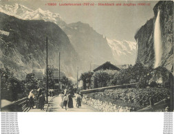 Delcampe - LAUTERBRUNNEN STAUBBACH UND JUNGFRAU - Lauterbrunnen