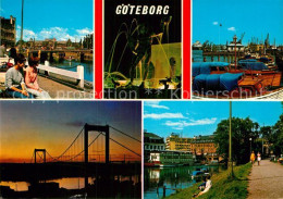 Delcampe - Goeteborg Hafen Brunnen Bruecke - Zweden