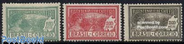 Delcampe - Brazil 1928 Coffee 3v, Mint NH, Nature - Various - Flowers & Plants - Agriculture - Neufs