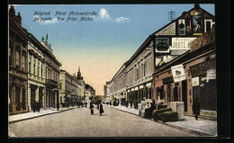 Delcampe - AK Belgrad, Blick In Die Fürst Michaelstrasse - Serbien