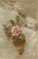 Delcampe - CPA FLEURS - BONNE ANNEE - Blumen