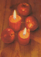 Delcampe - Neujahr Weihnachten KERZE Vintage Ansichtskarte Postkarte CPSM #PBO055.A - Neujahr