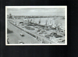 Delcampe - Cpa Cpsm Bordeaux Le Port , Grues Portuaires , Trolleybus , Camions - Bordeaux