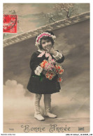 Delcampe - AZMP2-0089-ENFANT - Bonne Année - Fillette - Abbildungen