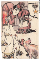 Delcampe - CAR-AEAP15-0977-FETES - Pere Noel - Peinte A La Main - Santa Claus
